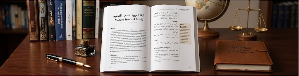 Modern Standard Arabic (Fusha) books and study materials